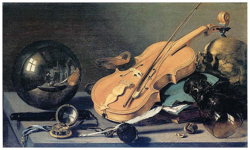 Pieter Claesz Vanitas-Stilleben oil painting picture